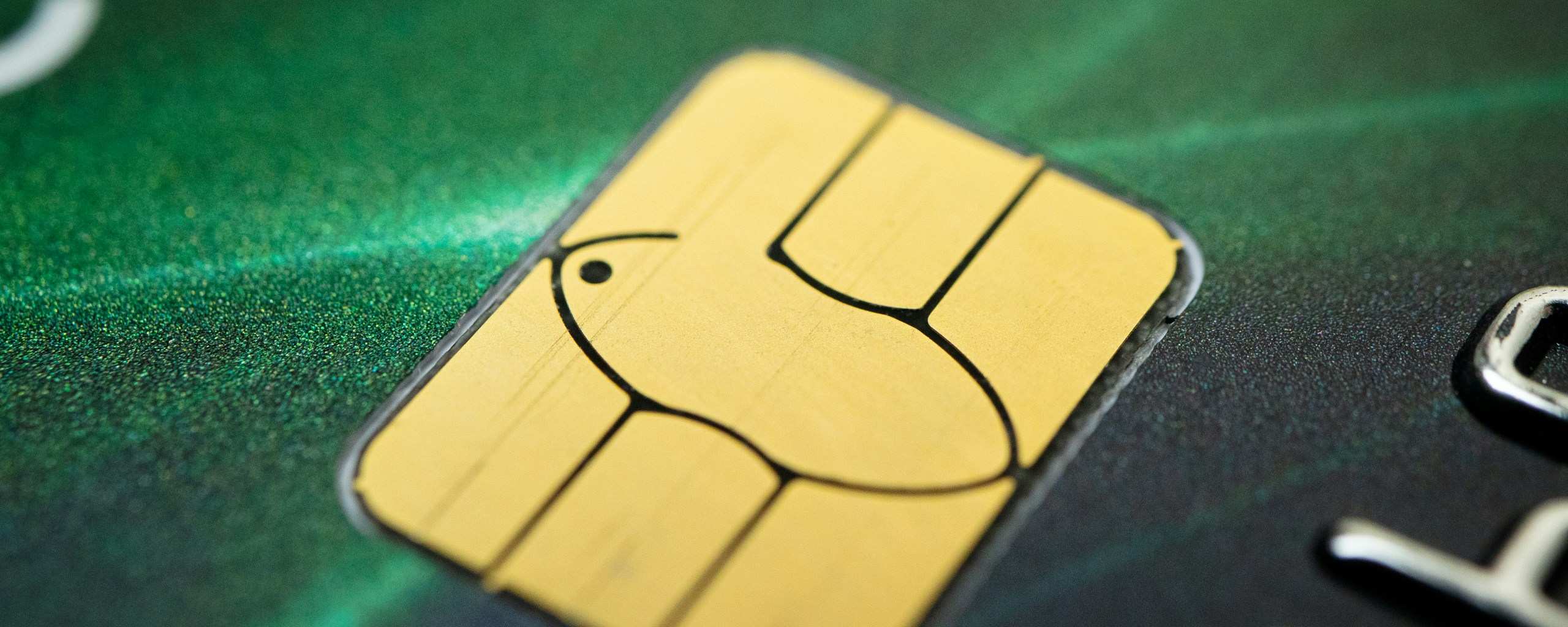 Chip bank card